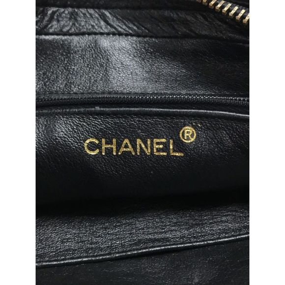 Chanel Chain Shoulder Bag Leather Black - Picture 3 of 6